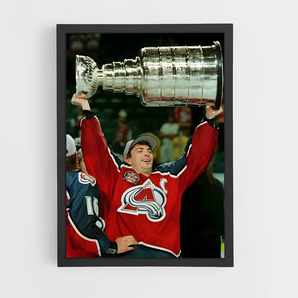 Poster La Gloire de Sakic – affiche Hockey sur glace (vue 2)